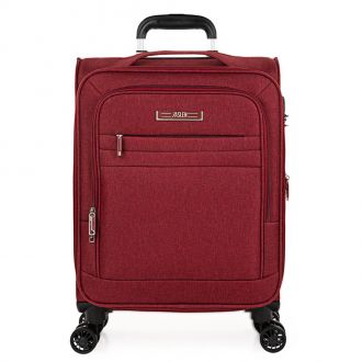 Jaslen βαλίτσα ταξιδίου trolley 55cm υφασμάτινη Arsamar 35Lt Bordeaux (40x55x20 cm)