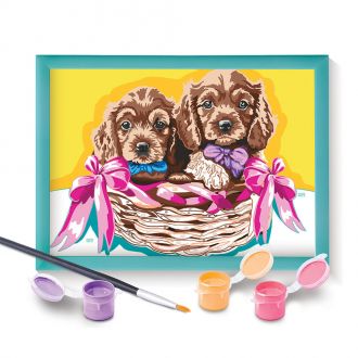 AS Company Paint&frame  Adorable puppies (1038-41019)