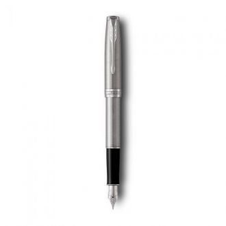 Parker Set Sonnet Essential Stainless Steel CT Fountain pen + Notebook (1109.5011.08)