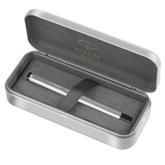 Parker Set Στυλό Vector Stainless Steel CT Fountainpen + tin box (1161.1141.08)