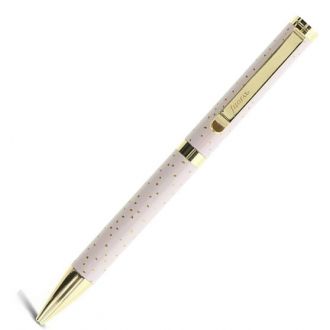 Filofax στυλό διαρκείας Ballpen Rose with Gold Dots