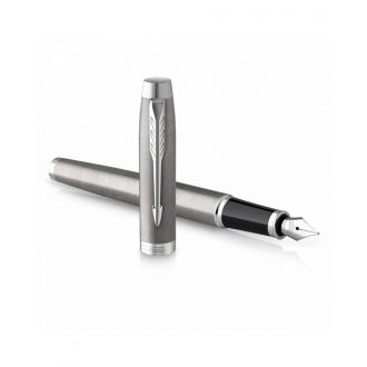 Parker Set Στυλό I.M. Duo Essential Stainless Steel CT Ballpen - FountainPen (1159.9022.08)