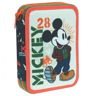 GIM κασετίνα διπλή γεμάτη Mickey Traveller (340-85100)