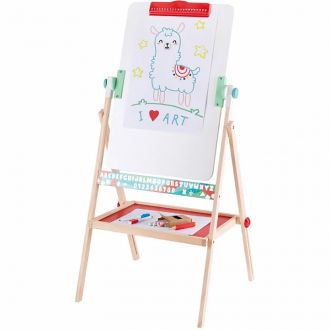 Hape Early Explorer Ξύλινος Πίνακας Flip Flat Easel (E1063B)