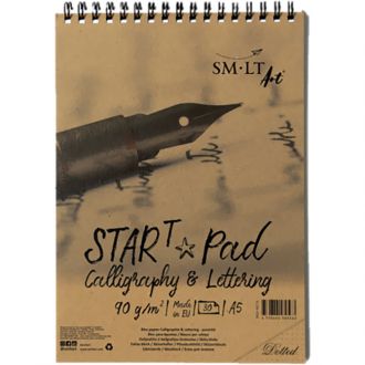 SM.LT Art μπλοκ σπιράλ calligraphy & lettering Start Pad Dots A5 90gr 30 Φύλλα