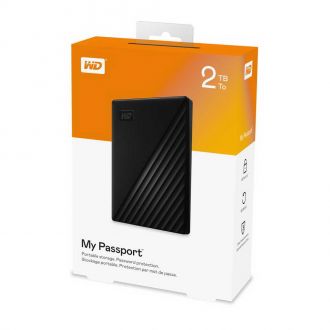 WD εξωτερικός δίσκος 2,5'' pass USB3 2TB Black