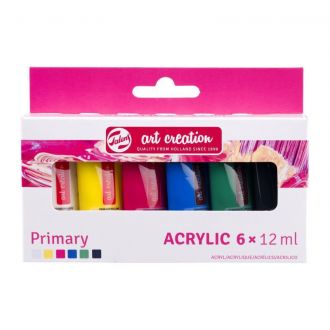 Royal Talens Amsterdam acrylic set primary series 6x12ml