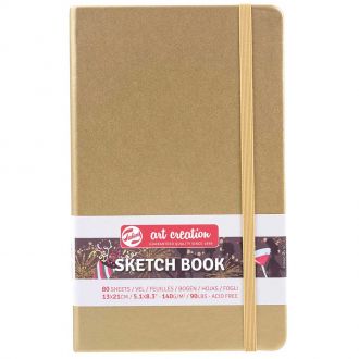 Talens Art and Creation sketchbook 13x21 140gr 80pgs Light Gold (9314142M)