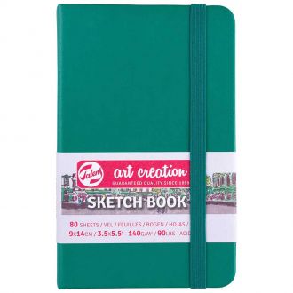 Talens Art and Creation sketchbook 9x14 140gr 80pgs Forest Green (9314331M)