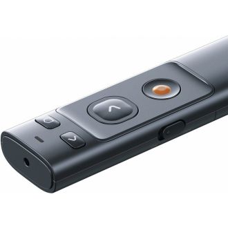 Baseus τηλεχειρηστήριο παρουσιάσεων με laser pointer Γκρι (ACFYB0G)