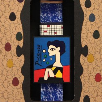 Λαμπάδα με μαγνητάκι πίνακας - Μπλε Ηλεκτρίκ Picasso (LA20210C)