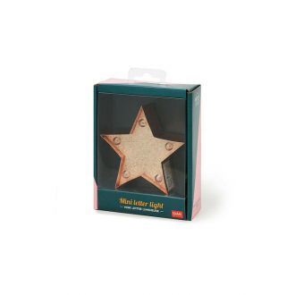 Legami mini light star with glitter