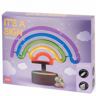 Legami Led Lamp neon effect - It'a a sign - Rainbow (LL0005)