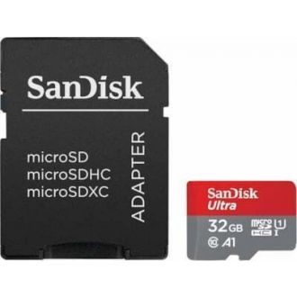 SanDisk Ultra microSDHC 32GB Class10 A1 with adapter mobile (SAΖSDSQUA4-032G-GN6MA)