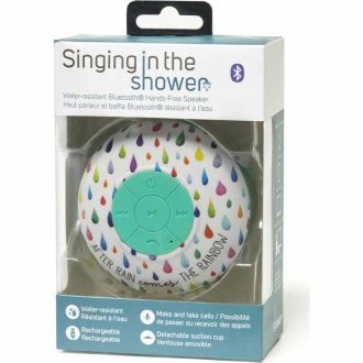 Legami bluetooth hands free singing in the shower - The rainbow