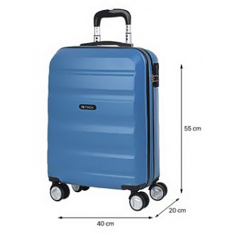 Itaca βαλίτσα ταξιδίου trolley 55cm 35Lt Coral (40x55x20 cm)